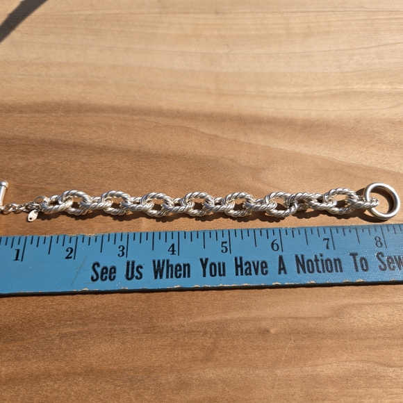 925 Silver Rope Bracelet - Picture 9 of 10